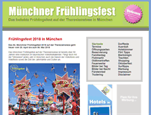 Tablet Screenshot of muenchnerfruehlingsfest.de
